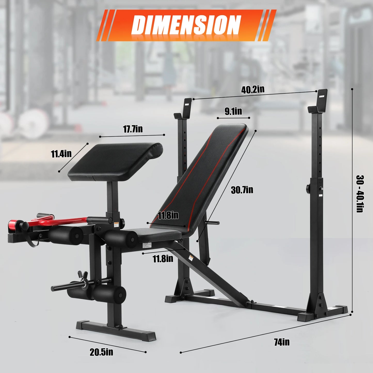 Adjustable Weight Bench Set