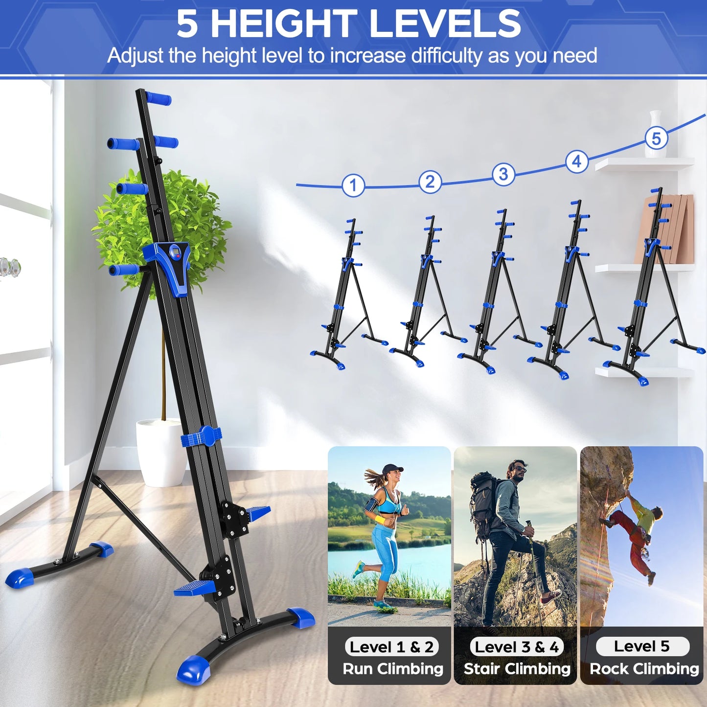 Vertical Climber Exercise Machine