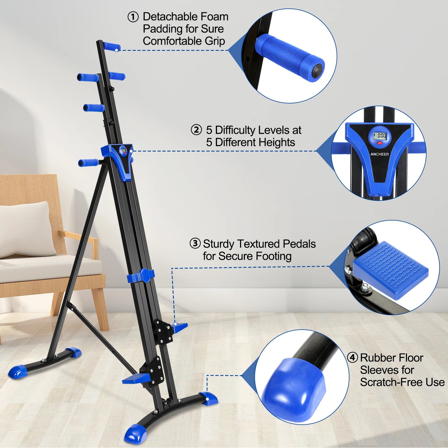 Vertical Climber Exercise Machine