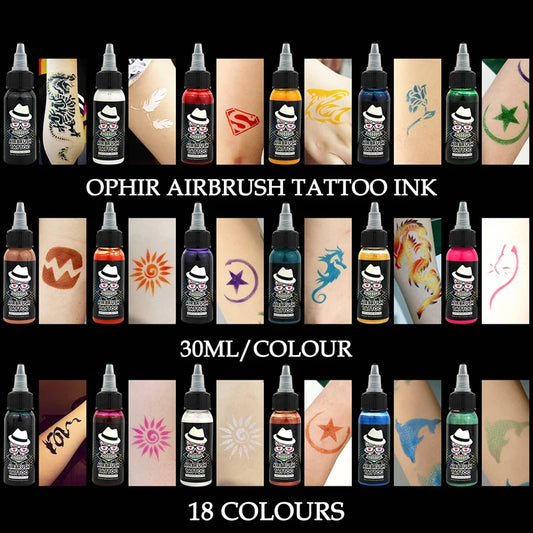 Airbrush Temporary Tattoo Ink 30 ML/Bottle