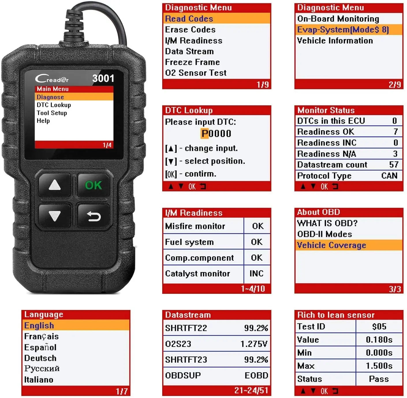 OBD2 Scanner Car Diagnostic Tool