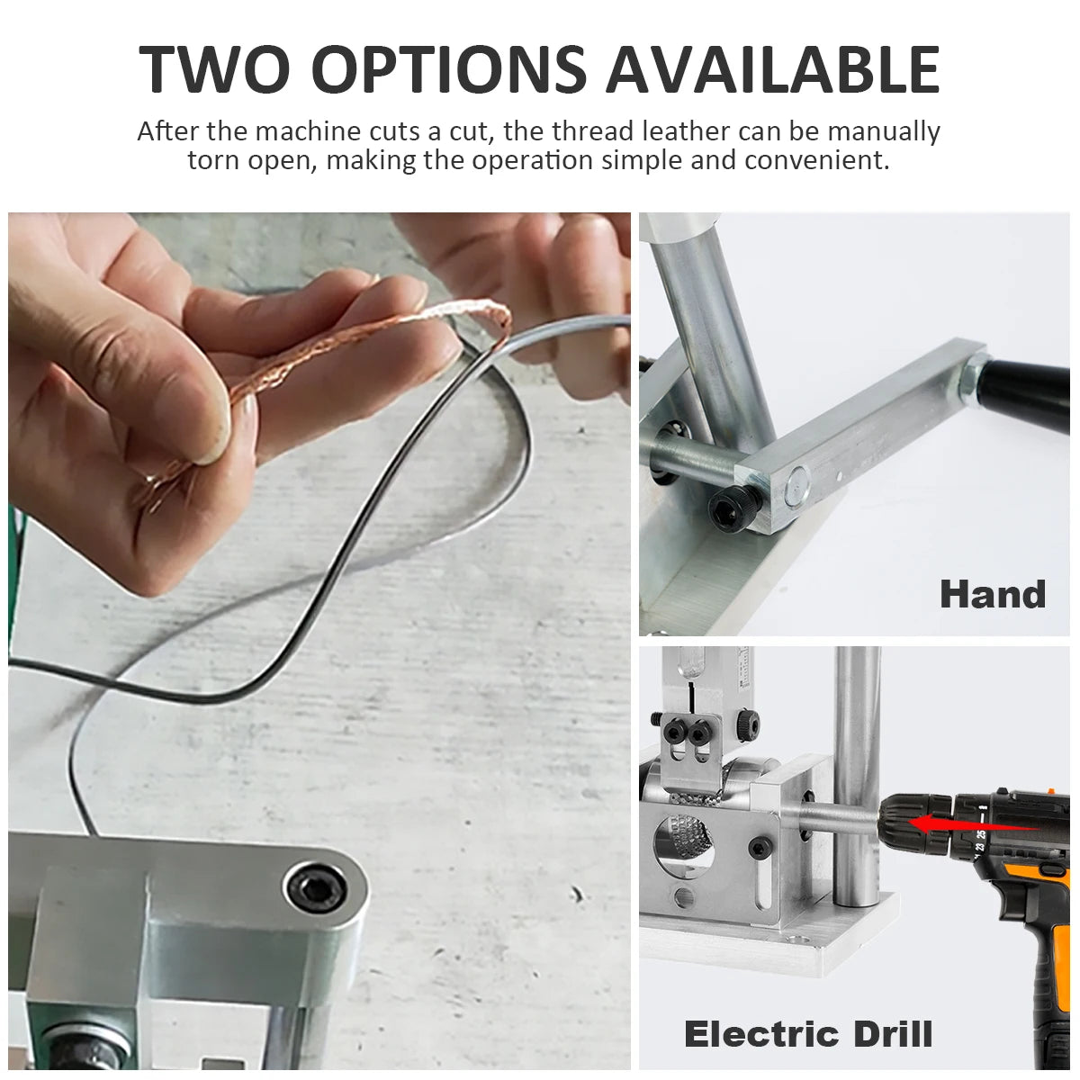 Manual Wire Stripper Machine For 2-12mm Scrap Wire