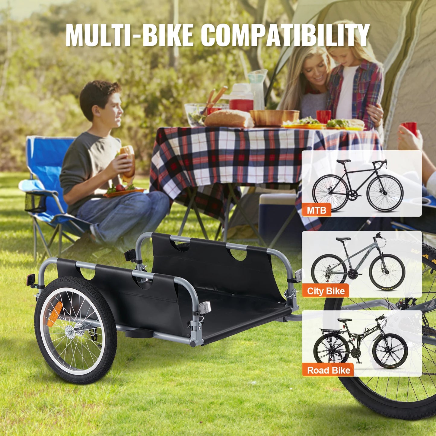 100 lbs Bike Cargo Trailer