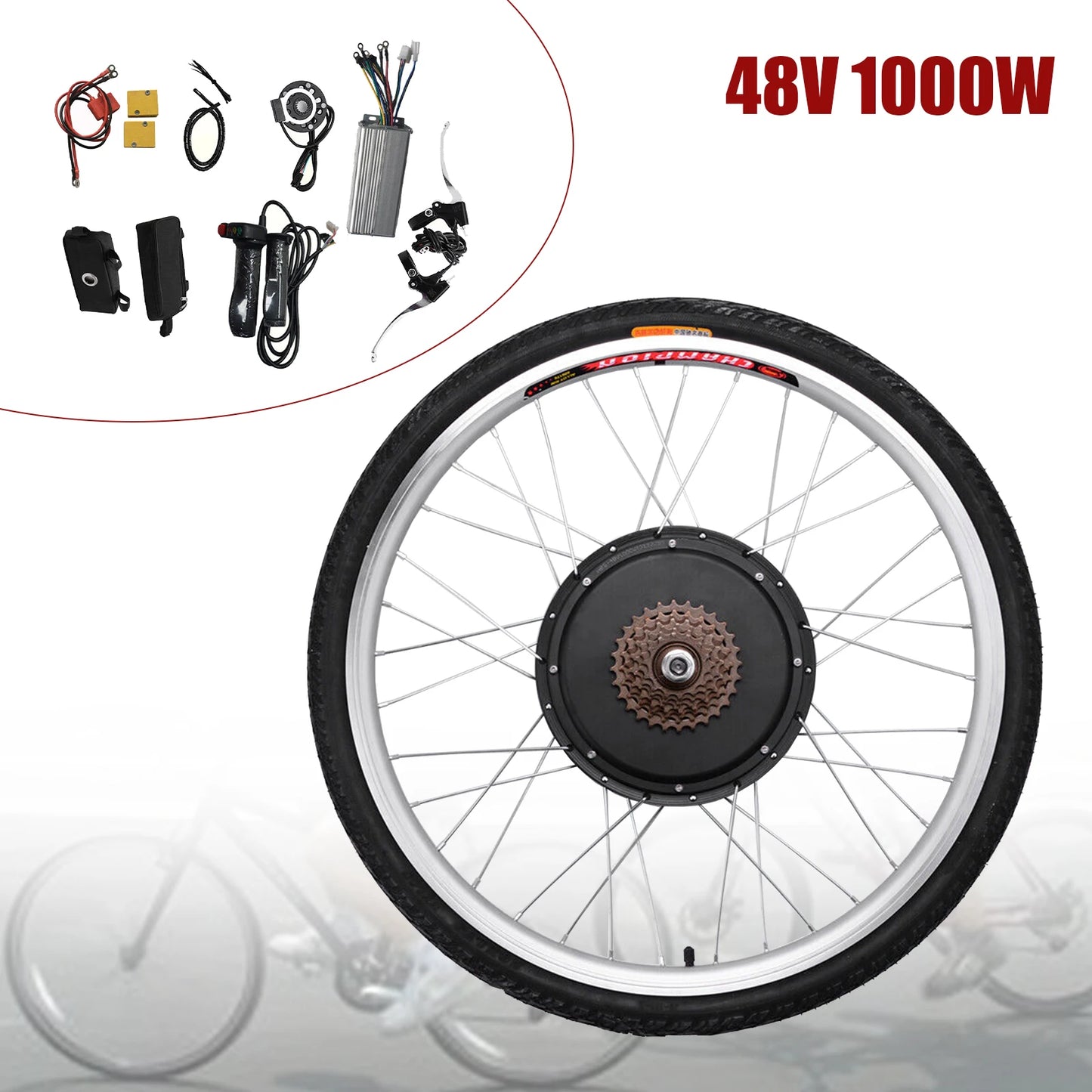 26 inch Electric Bike Motor Hub Conversion Set (battery not included)