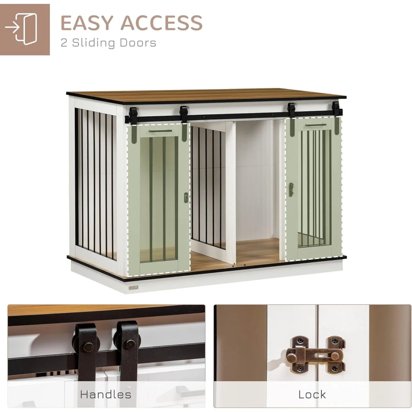 Dog Kennel Furniture with Divider