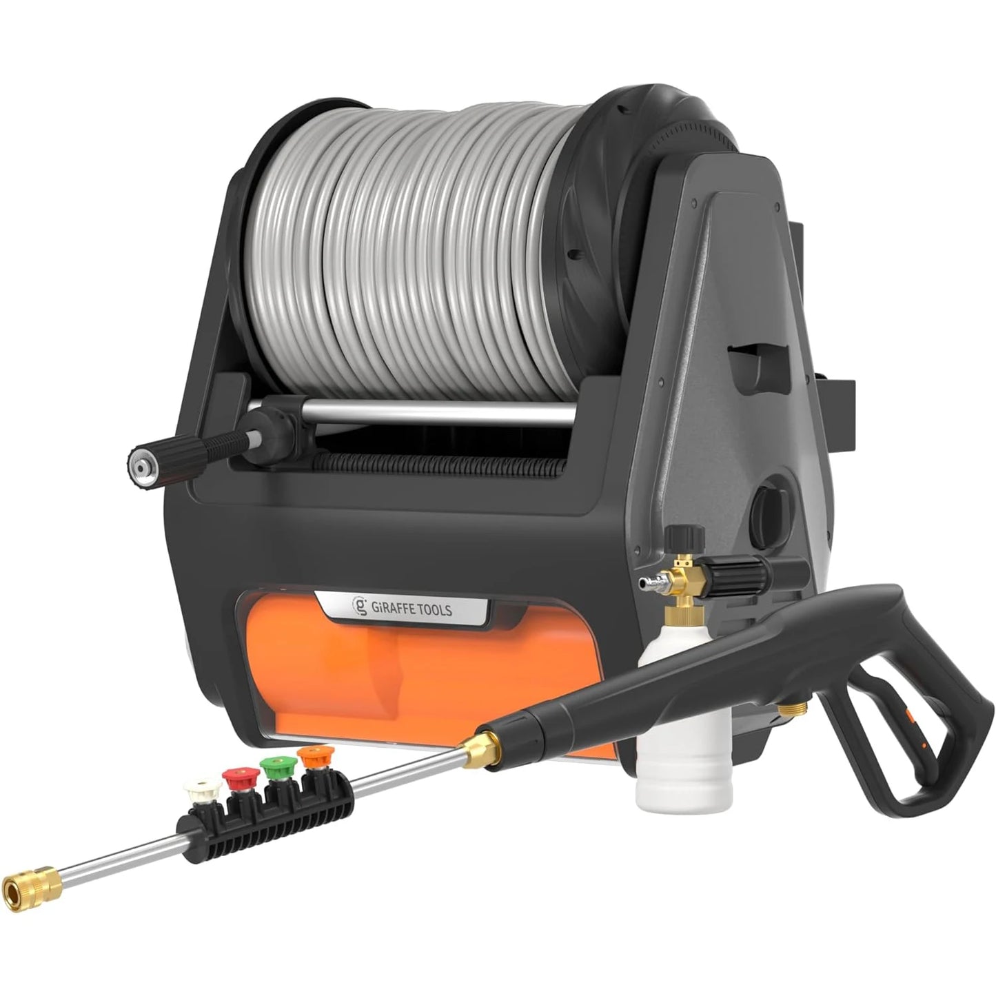 Electric Wall Mounted Power Washer with 100FT Reel