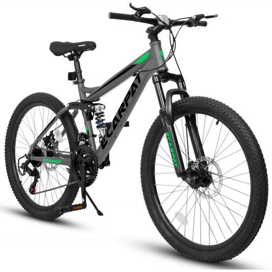 Dual Full Suspension Mountain Bike,21-Speed