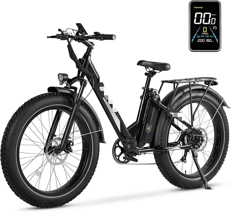 26 Inch Fat Tire Mountain Ebike