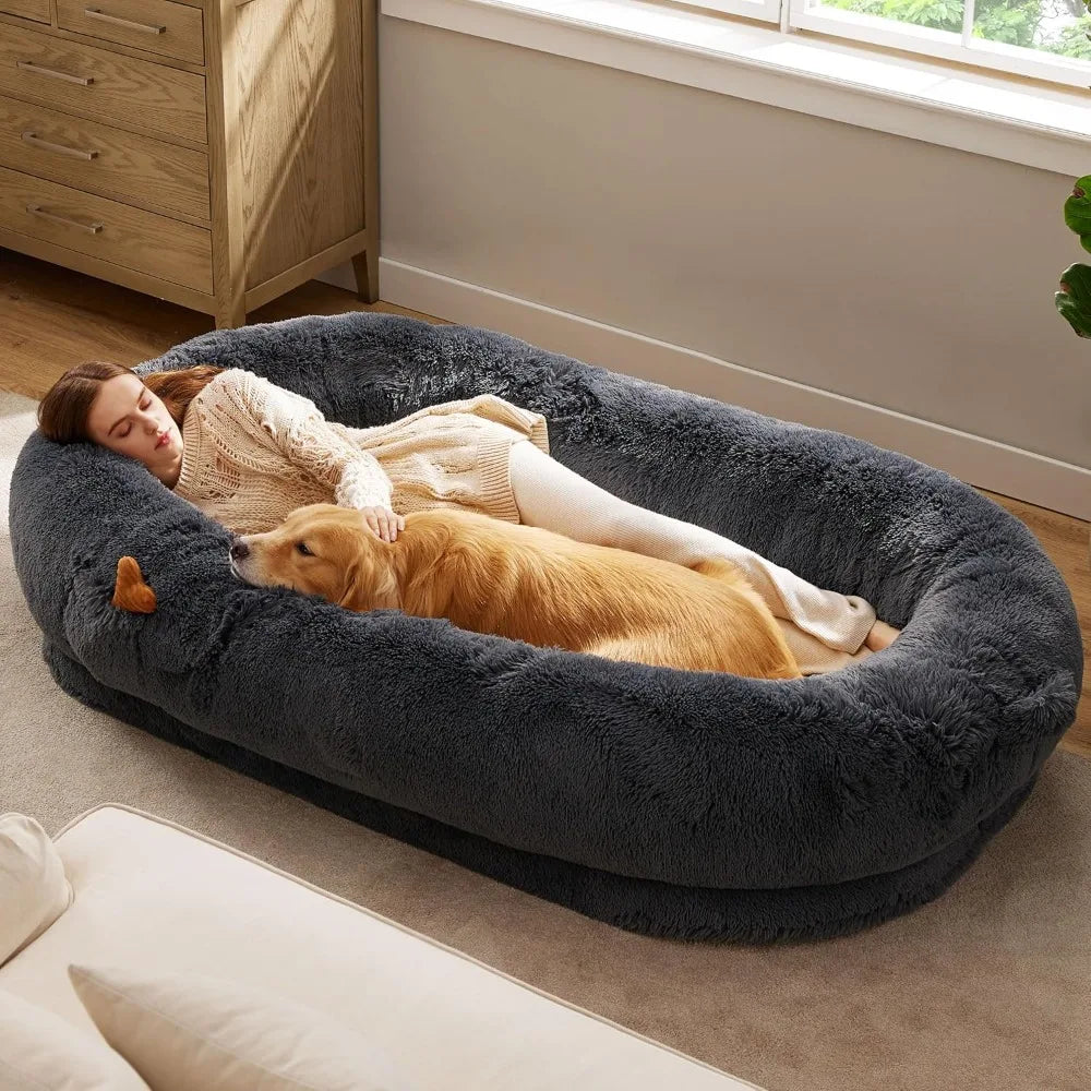 Calming Human Size Giant Dog Bed