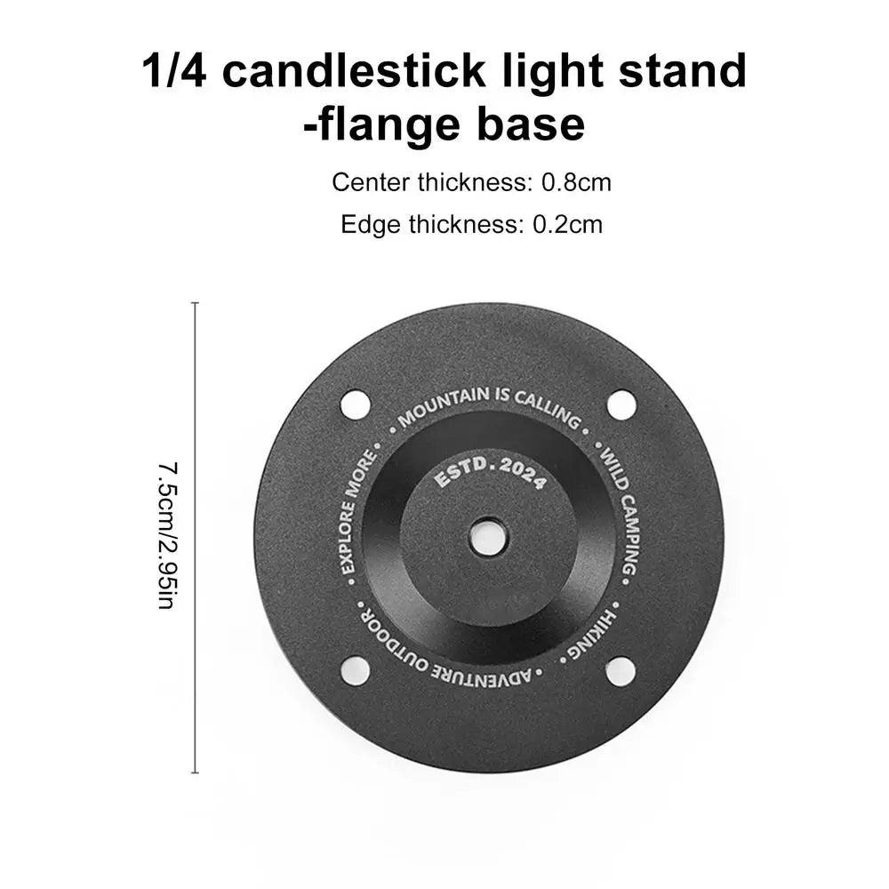 Outdoor Tabletop Light Mount For Camping