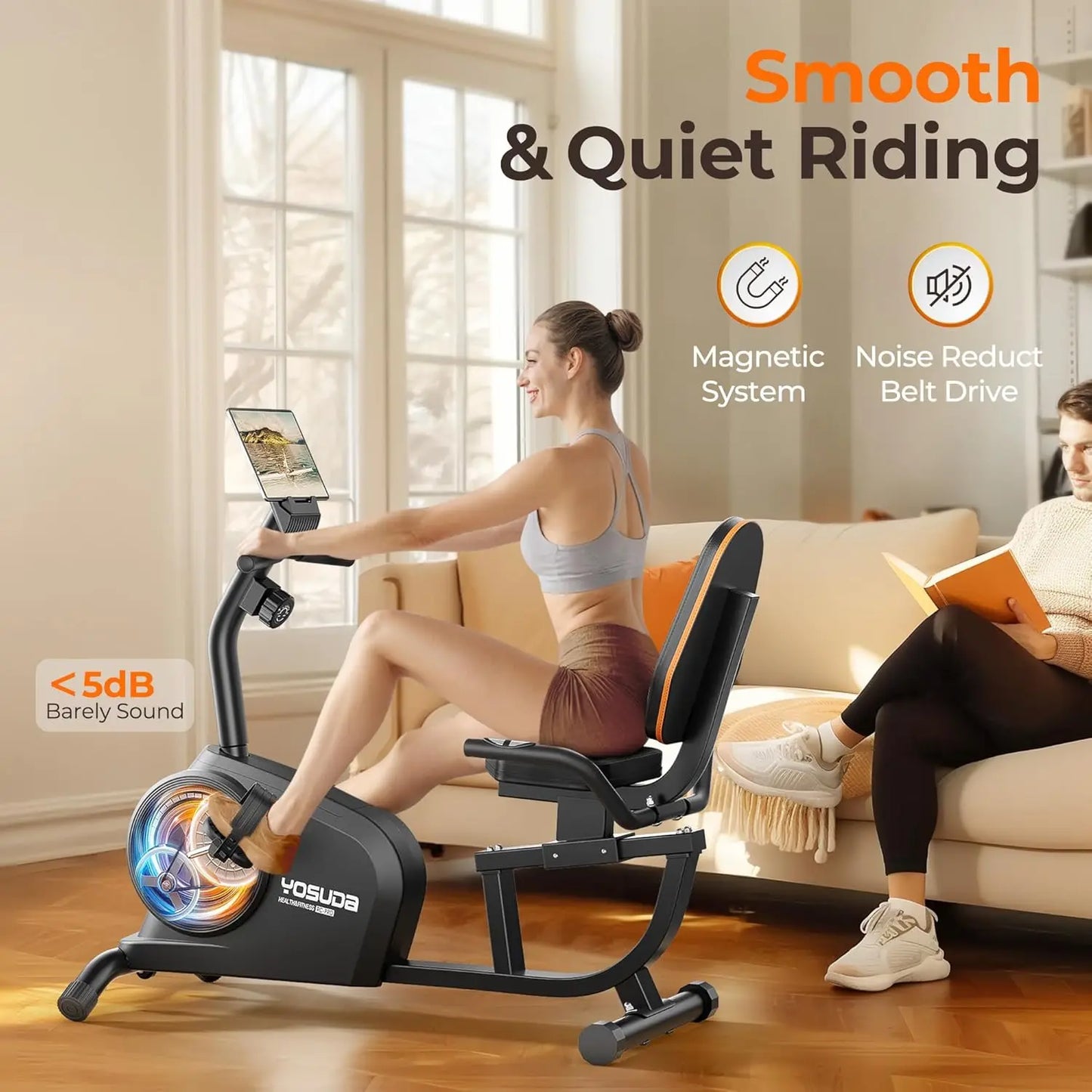 Recumbent Exercise Bike for Adults Seniors