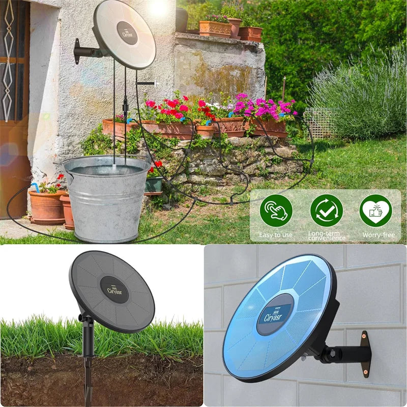 Automatic Watering System with 2200mAh Battery and 6 Timer Modes for Potted Plants Drip Irrigation