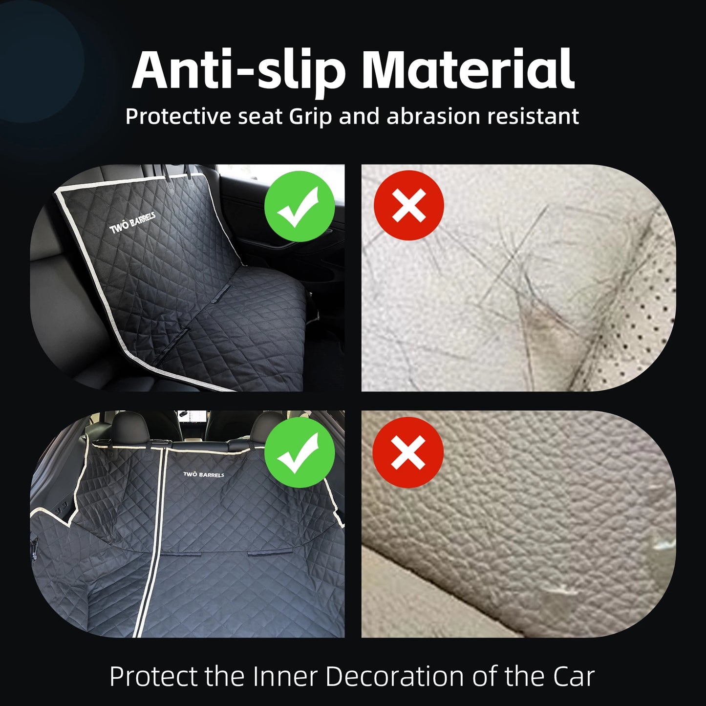 Pet Car Back Seat Protector