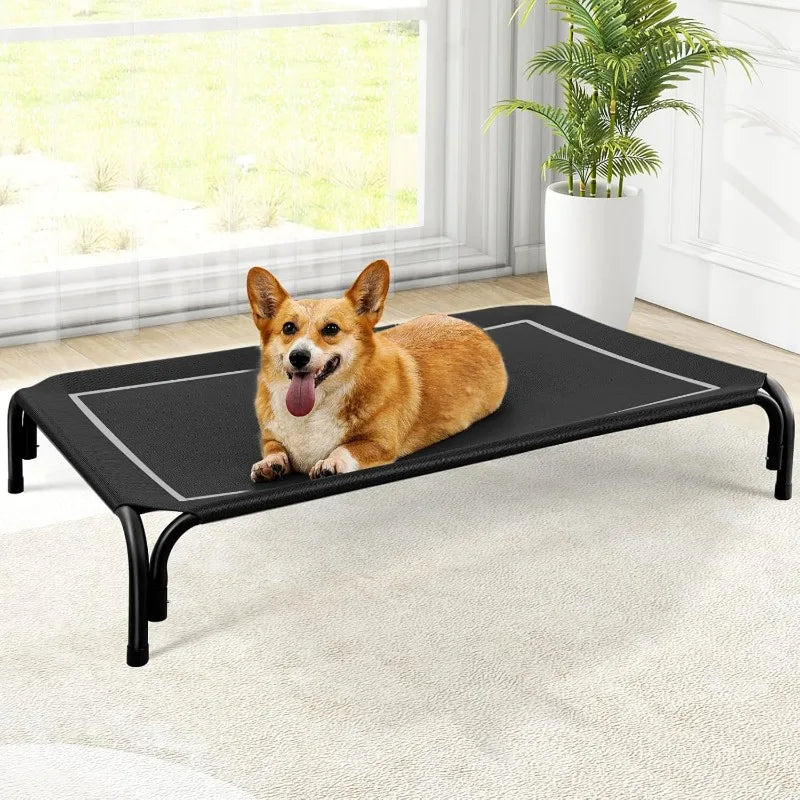 Elevated Dog Bed with Breathable & Washable Mesh