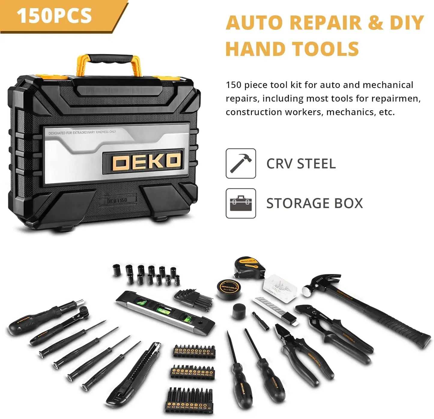 General Household Hand Tool Kit