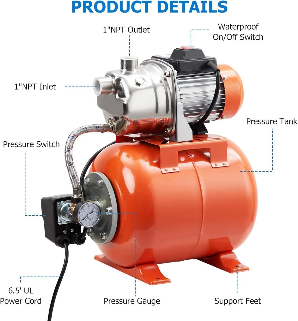 1.6HP Shallow Well Pump