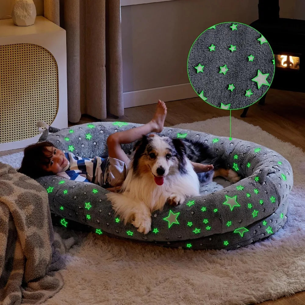 Calming Human Size Giant Dog Bed