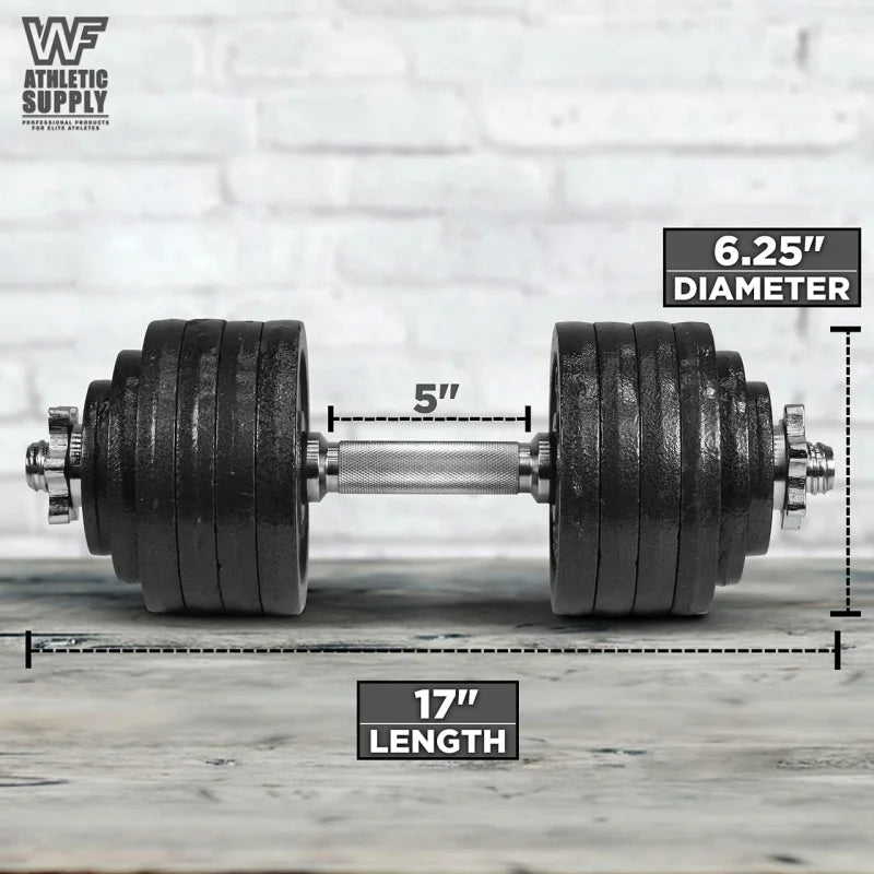 Adjustable Dumbbells,20lb,25lb,30lb,52.5lb