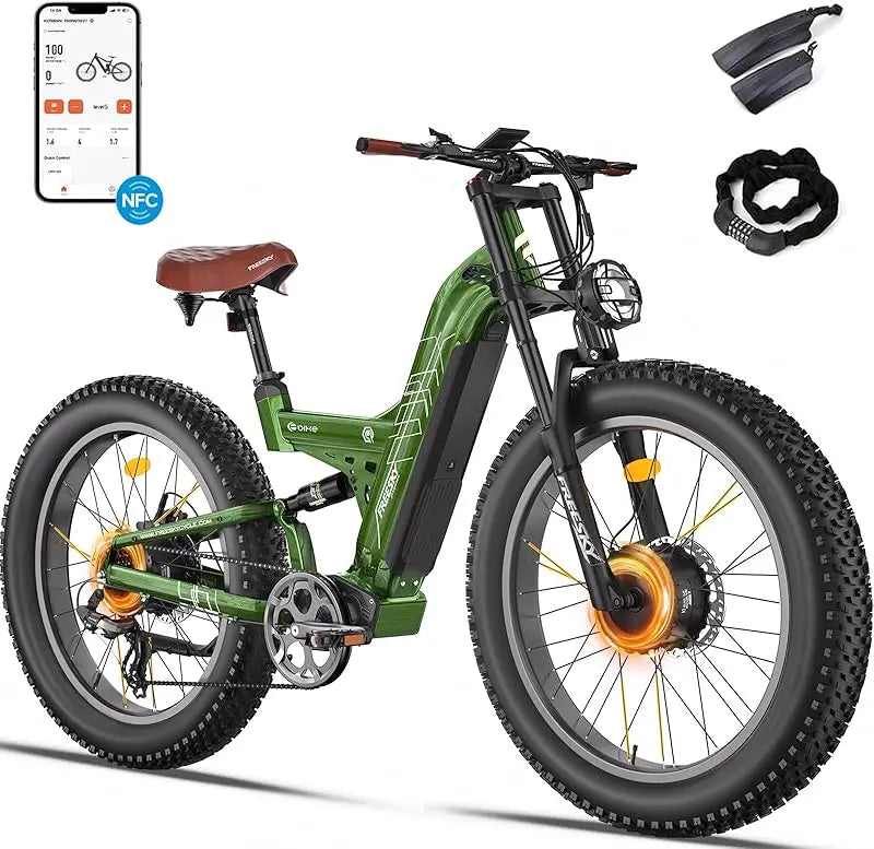 38 mph  Fat Tire E Bike, Off-road