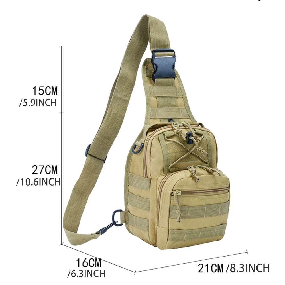 Men's Tactical Chest Bag for camping/hiking