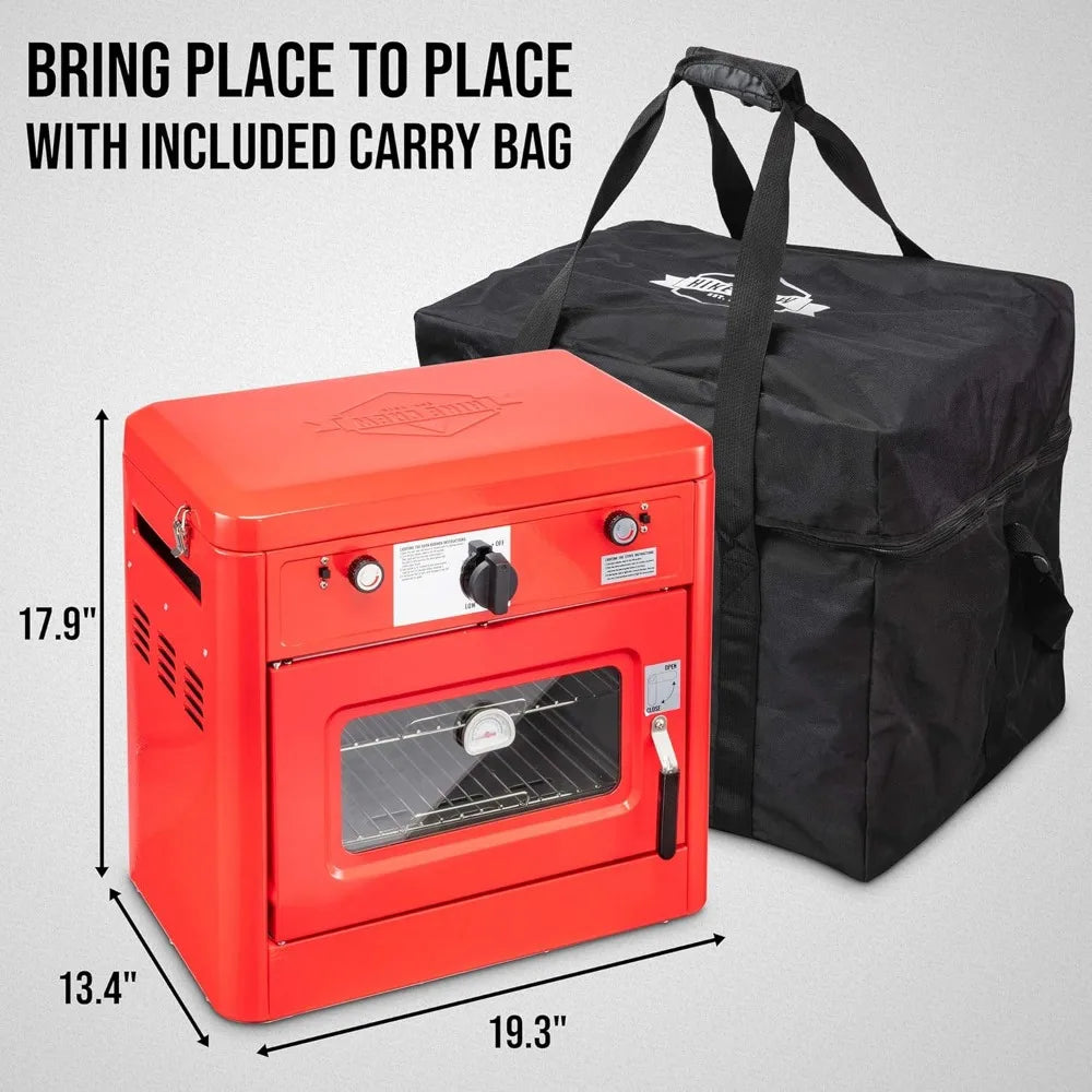 Outdoor Gas Camping Oven w/Carry Bag