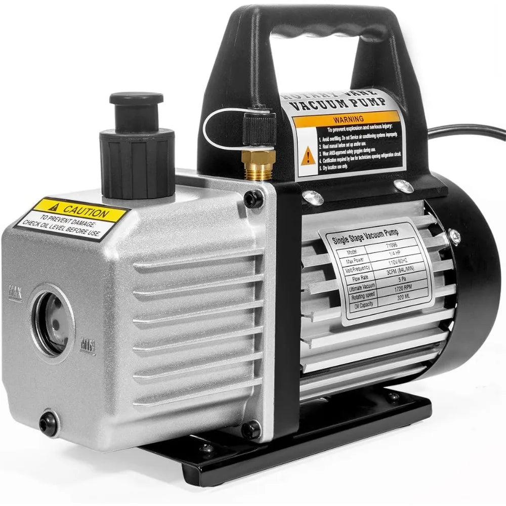 3CFM 1/4 HP Vacuum Pump Kit