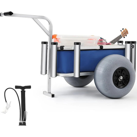 Fishing Cart w/Balloon Wheels