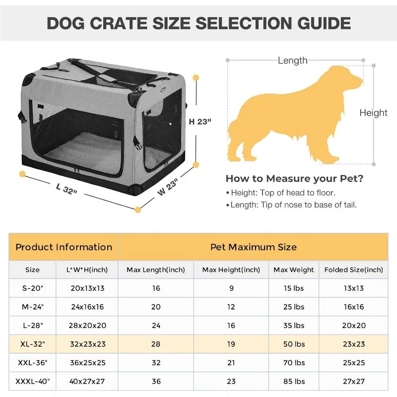 Folding Soft Pet Kennel