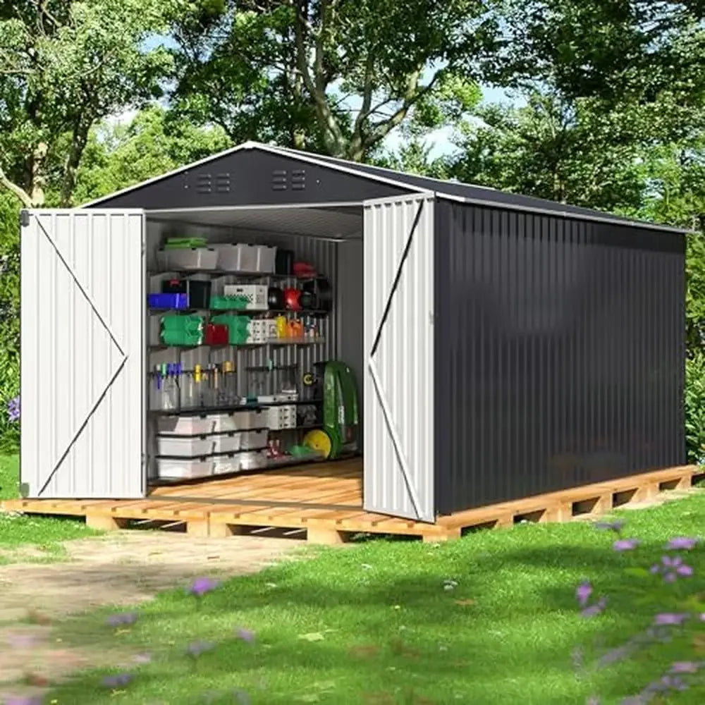 Outdoor Metal Garden Shed