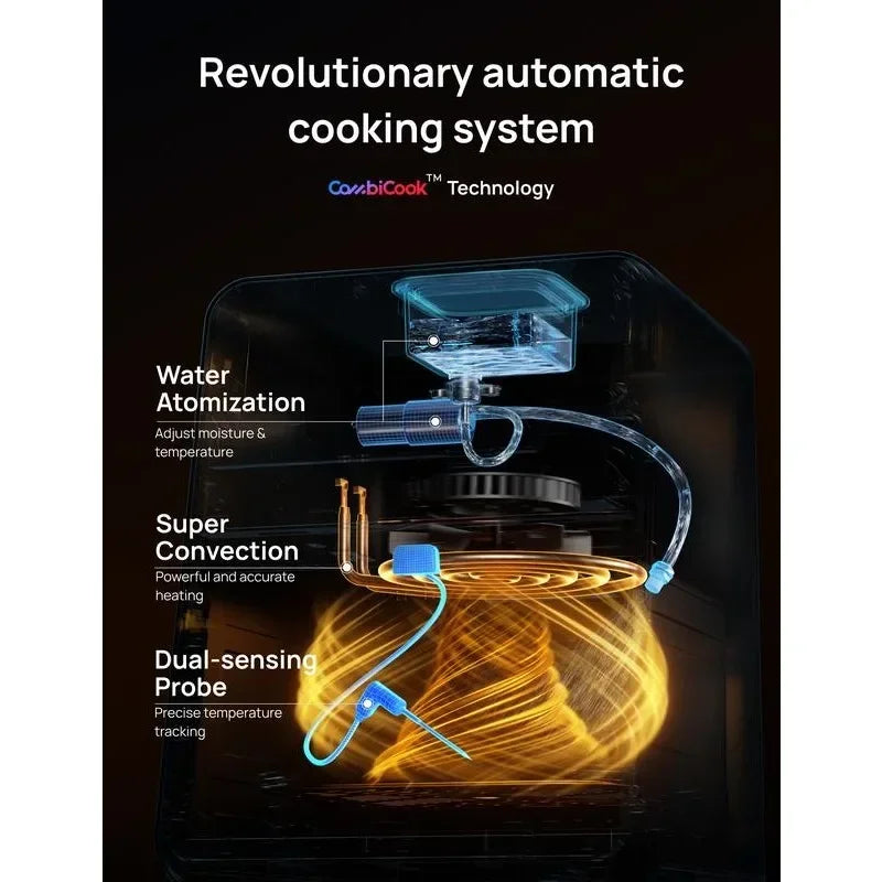 Smart Cooker with Cook probe, Water Atomizer