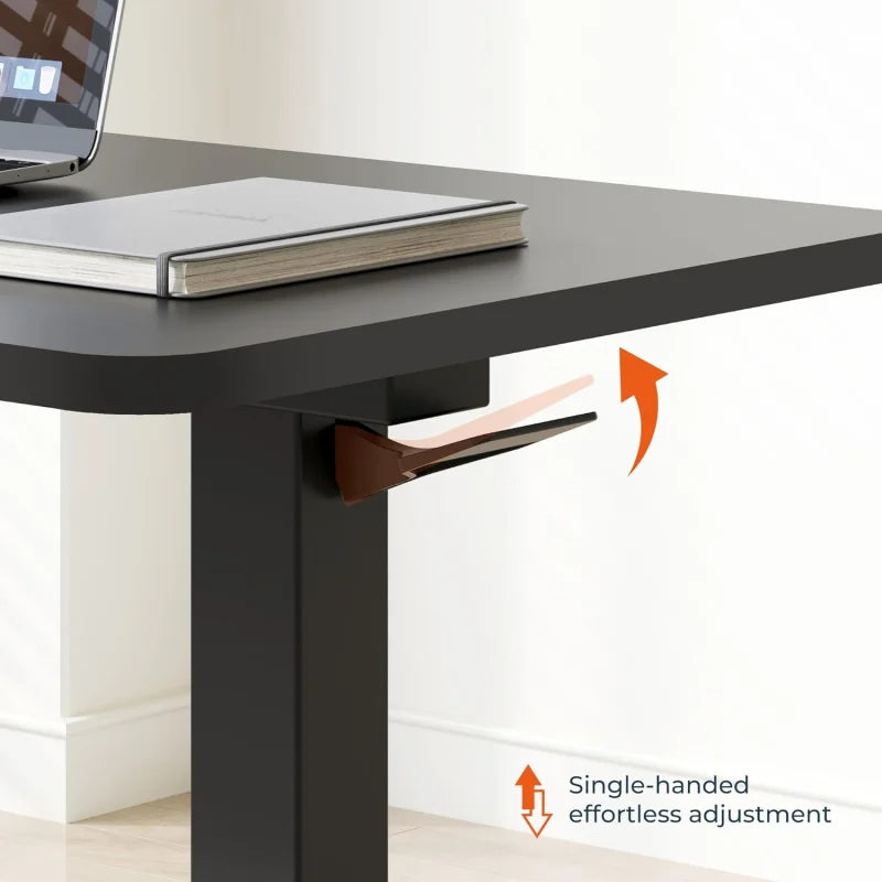 Pneumatic Rolling Laptop Desk