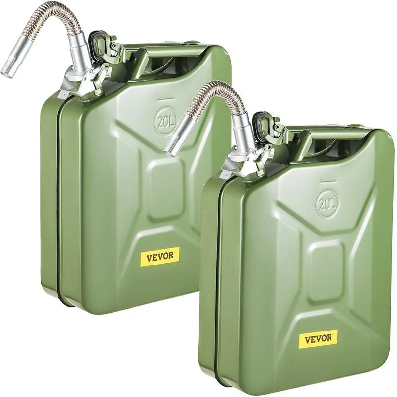 Gas Can with Flexible Spout System