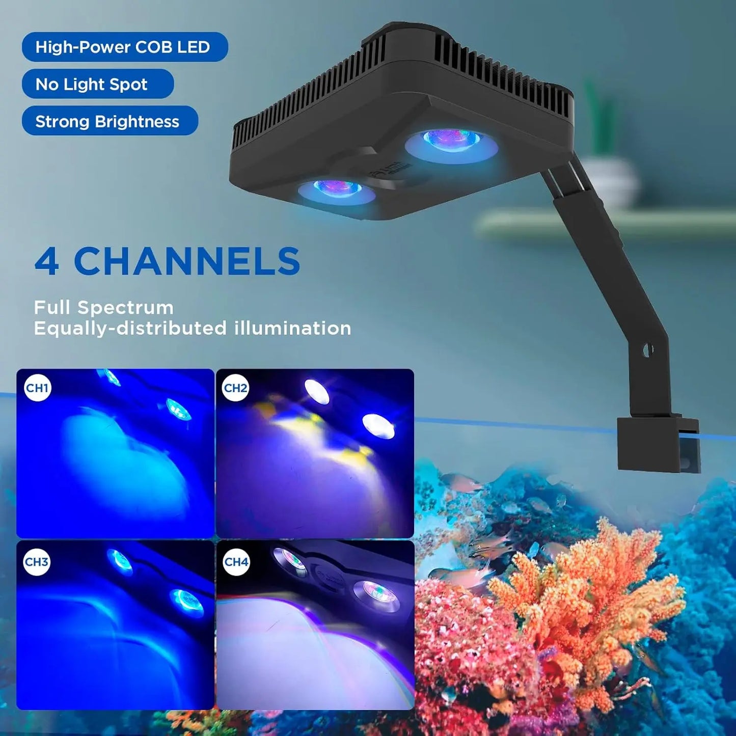 Programmable Saltwater Aquarium Light