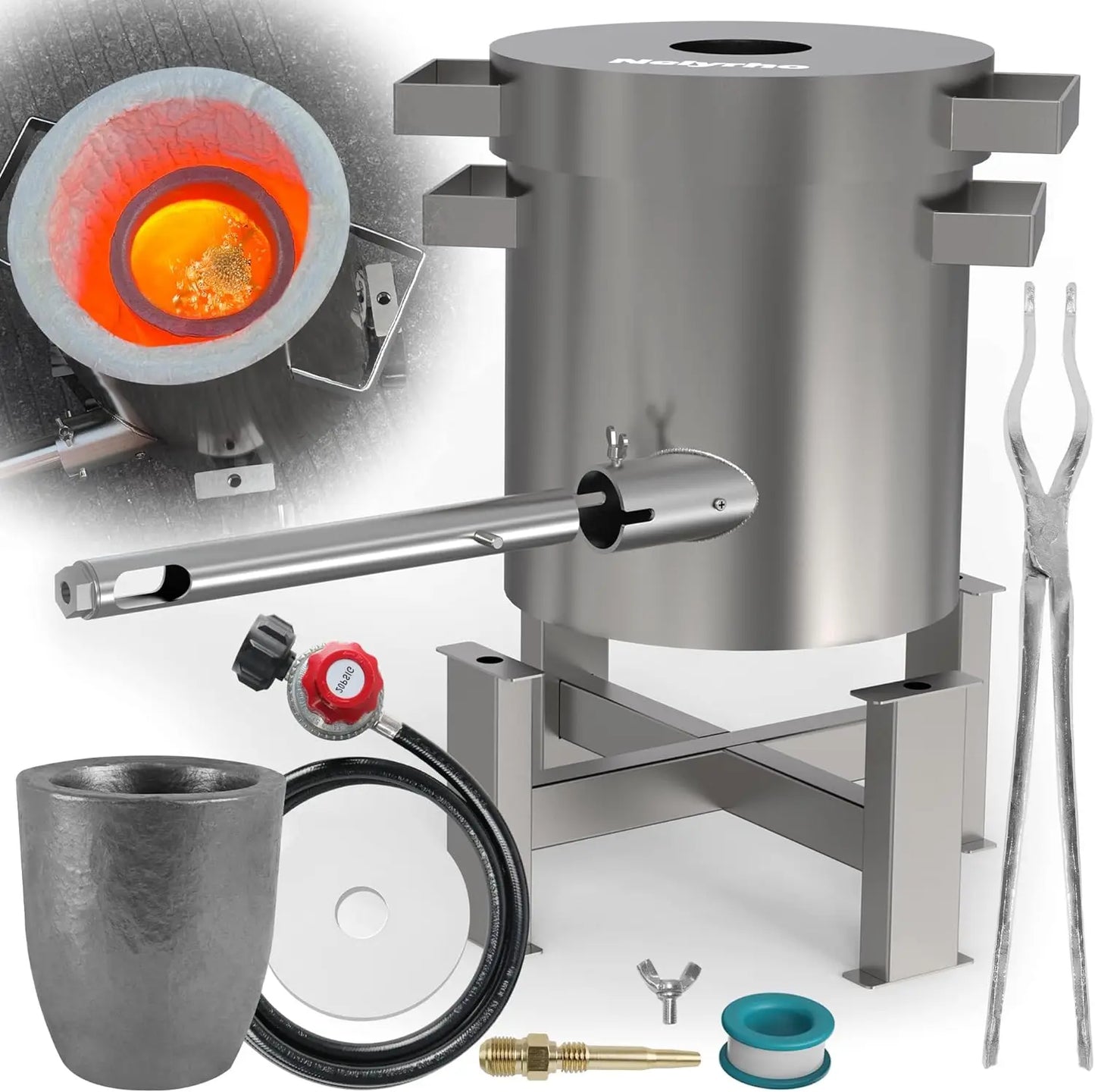 Full Stainless Home Foundry Melting Kit