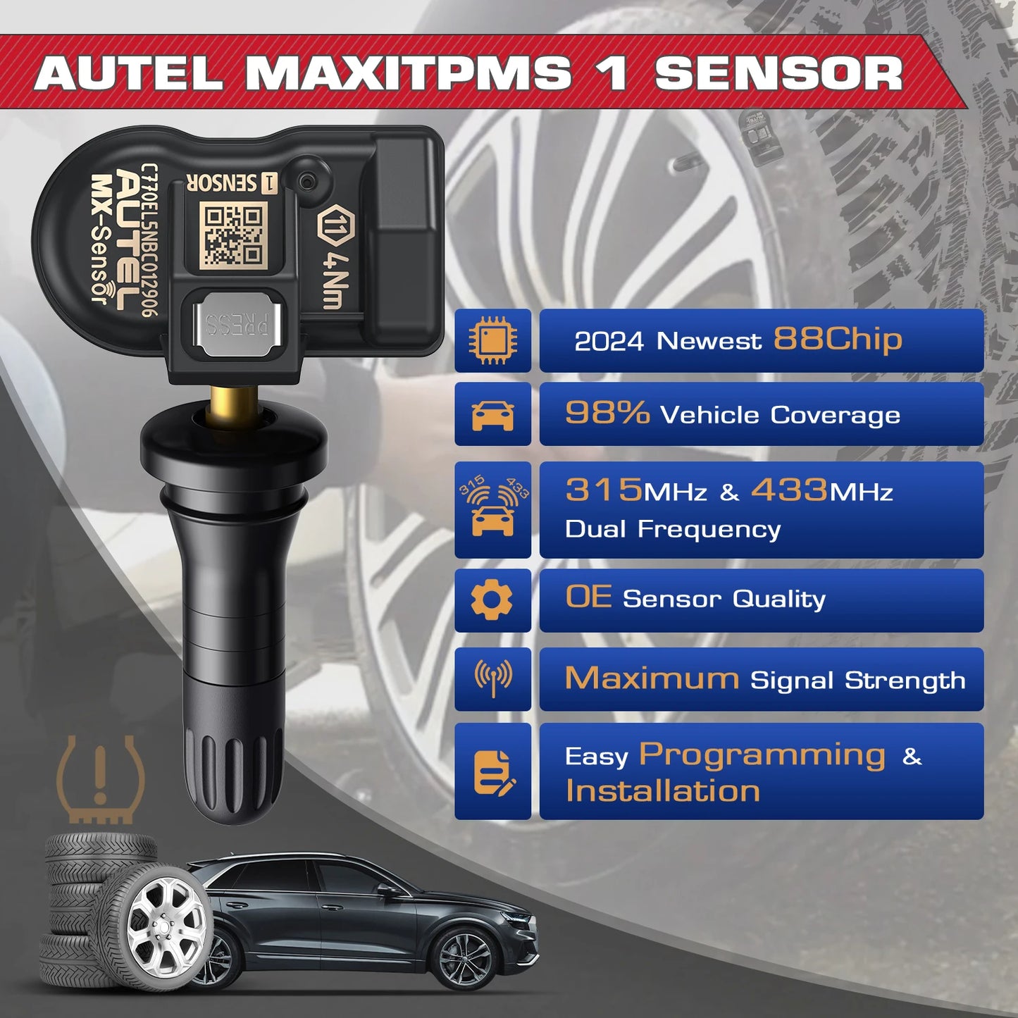 1/4/8PC MX Sensor