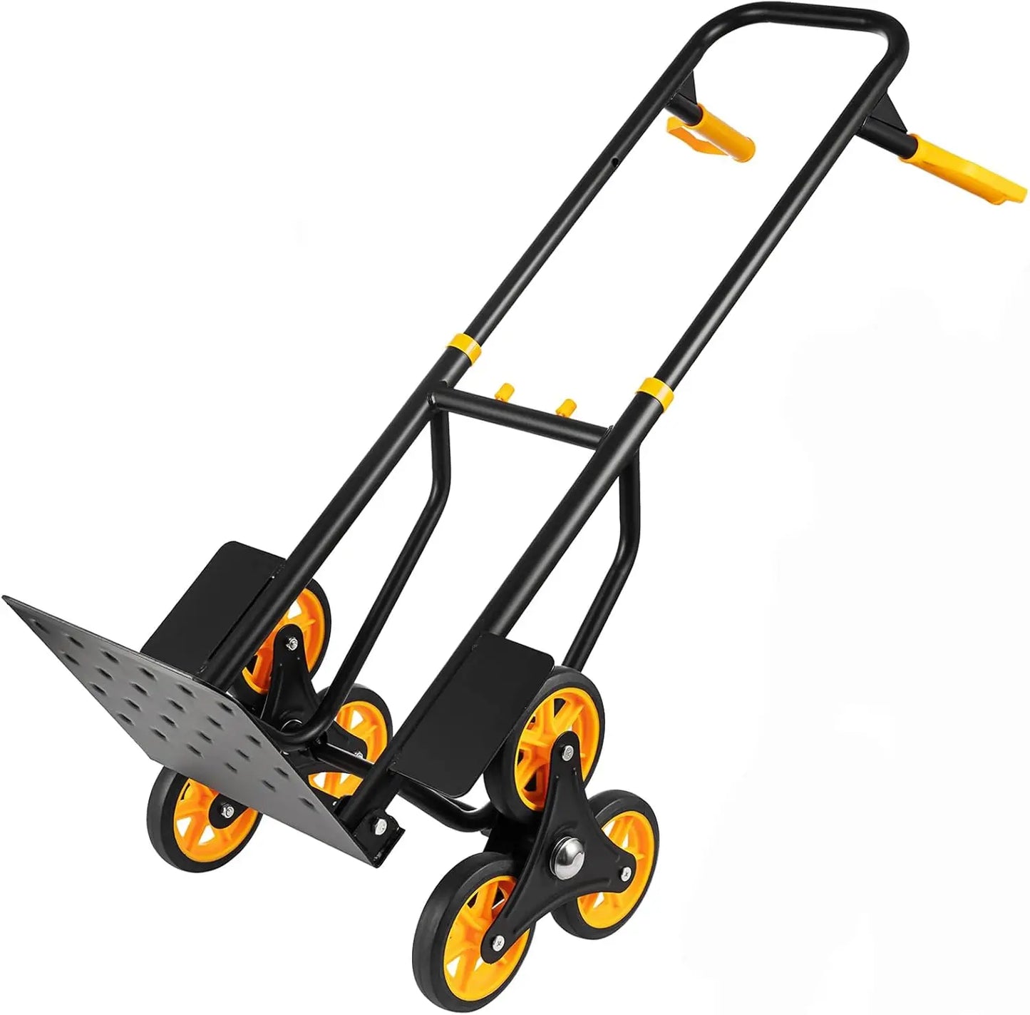 2 in 1 Heavy-Duty Stair Climbing Hand Truck 330 Lbs Capacity