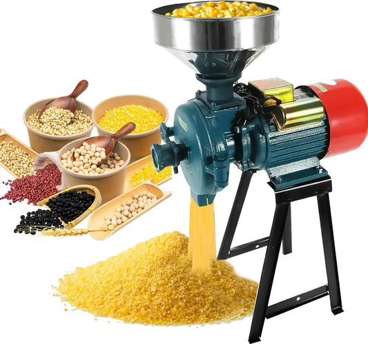 110V Dry Grain Grinder with Funnel