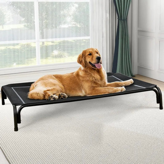 Elevated Dog Bed with Breathable & Washable Mesh