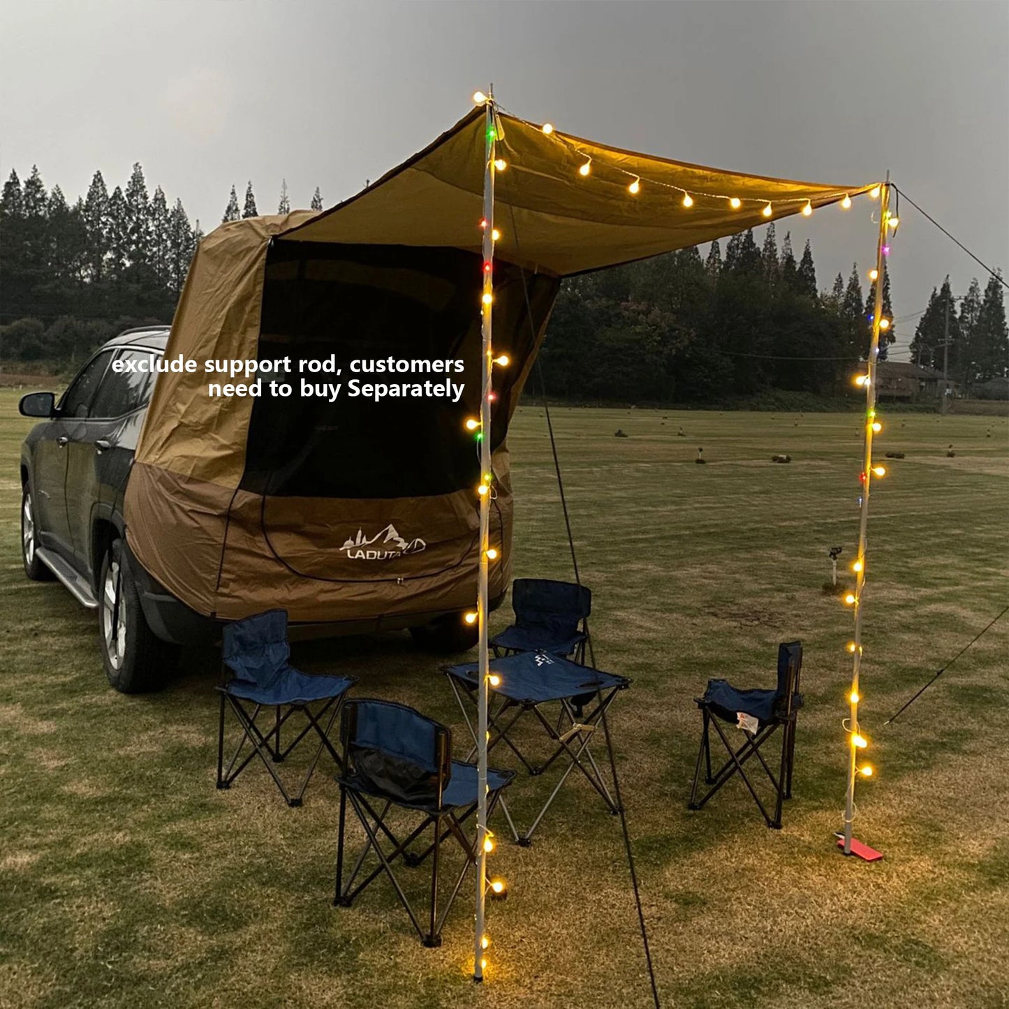 Outdoor Camping Car Tailgate  Awning Tent