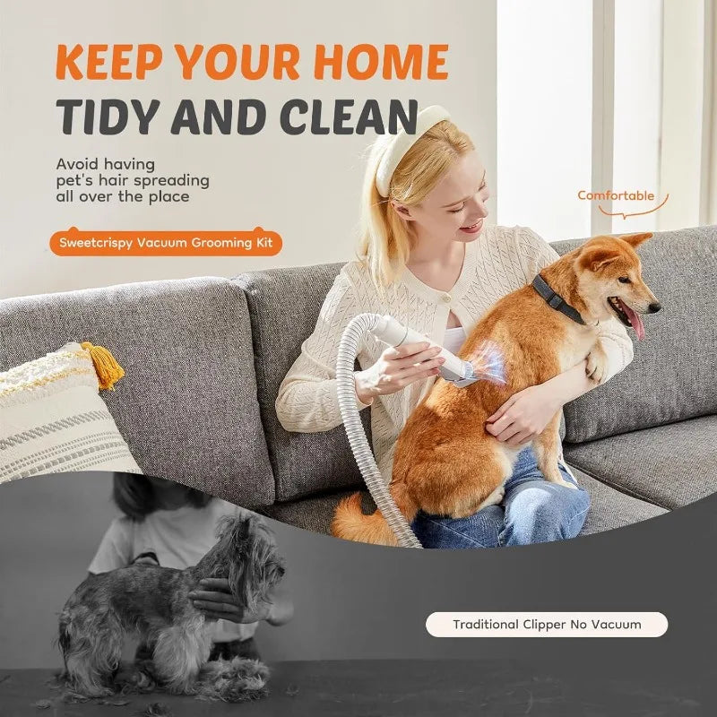 Pet Grooming Vacuum Kit