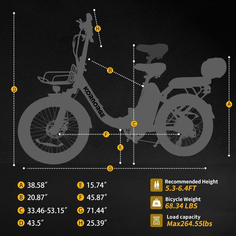 20" Ultra Light Foldable Electric Bike