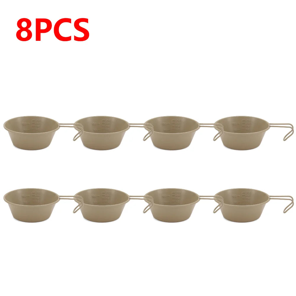 10-1pcs 300ML Camping Bowl With Handle