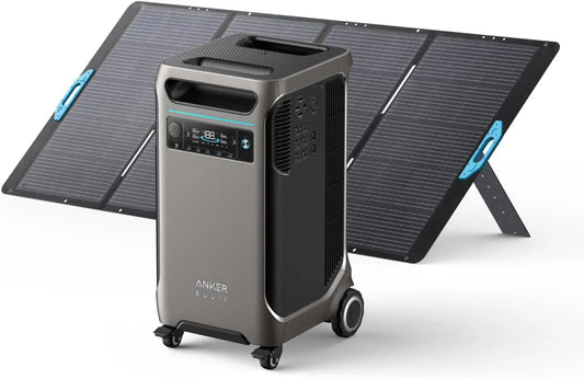 Portable Power Station with 400W Solar Panel