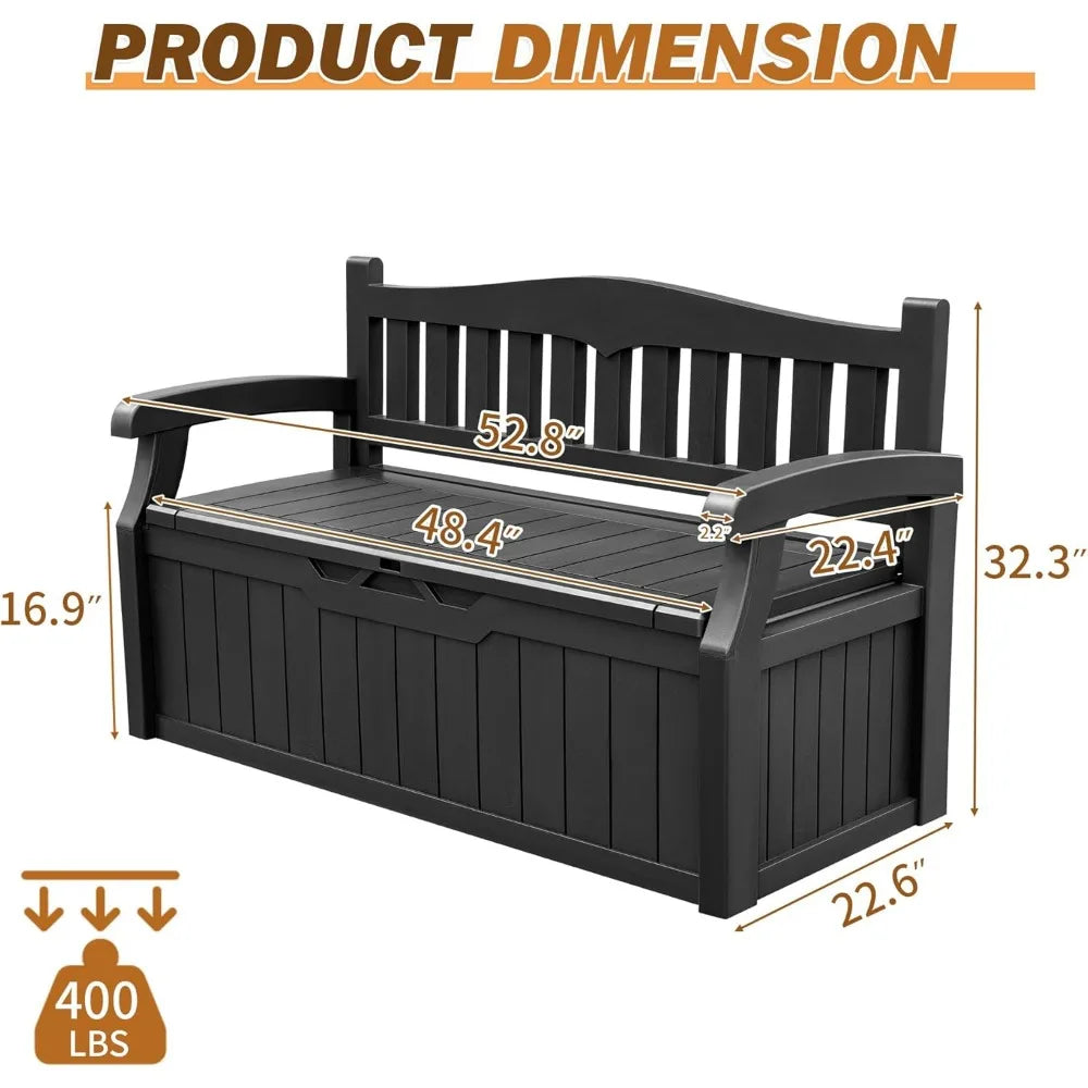 80 Gallon Storage Bench Deck Box