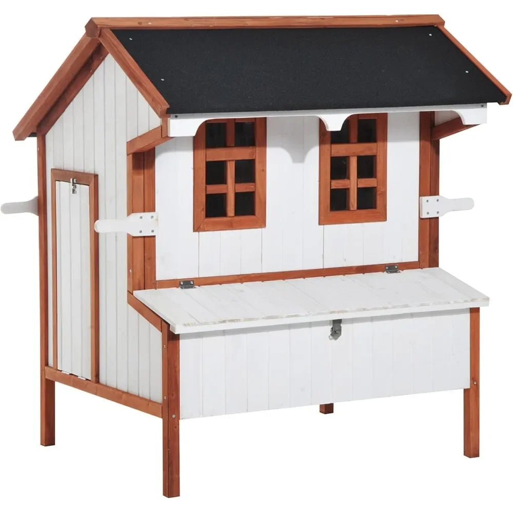 47"  Wooden Chicken Coop/Rabbit Hutch