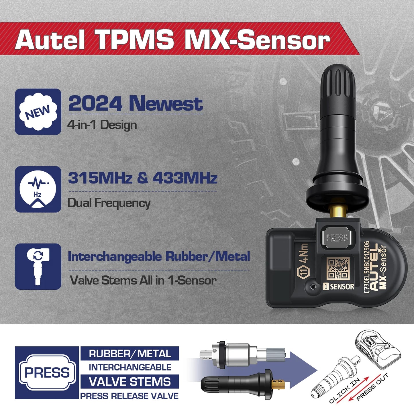 1/4/8PC MX Sensor