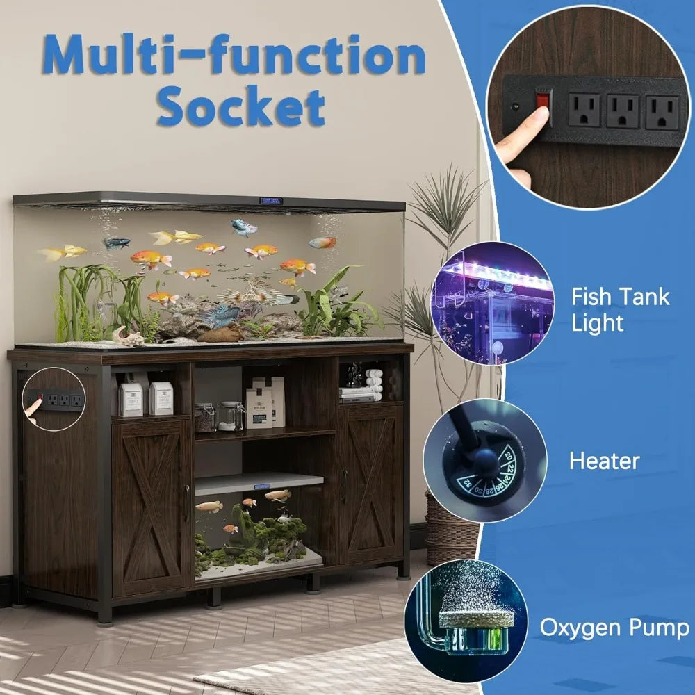 Fish Tank Fish Tank Rack with Power Socket