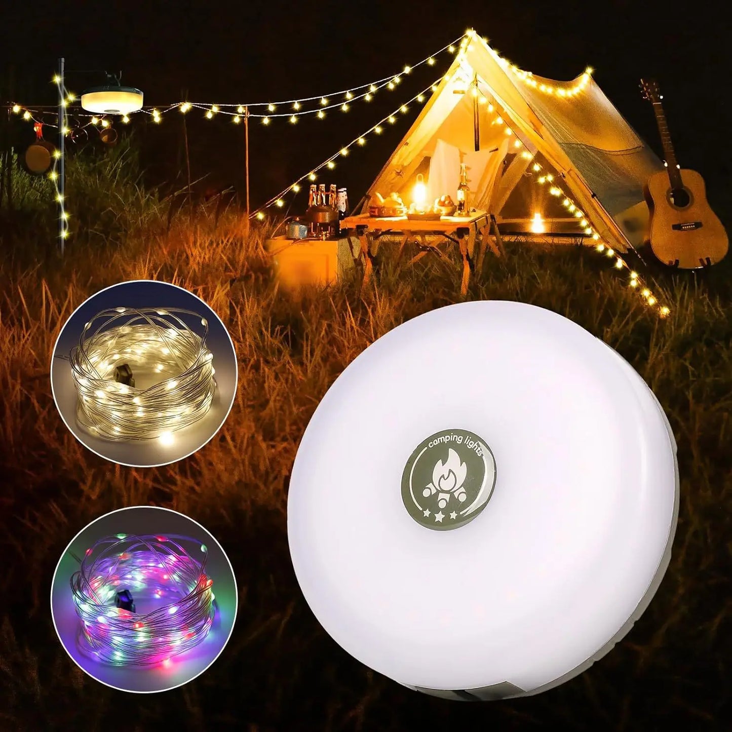 Rechargeable Camping String Light LED