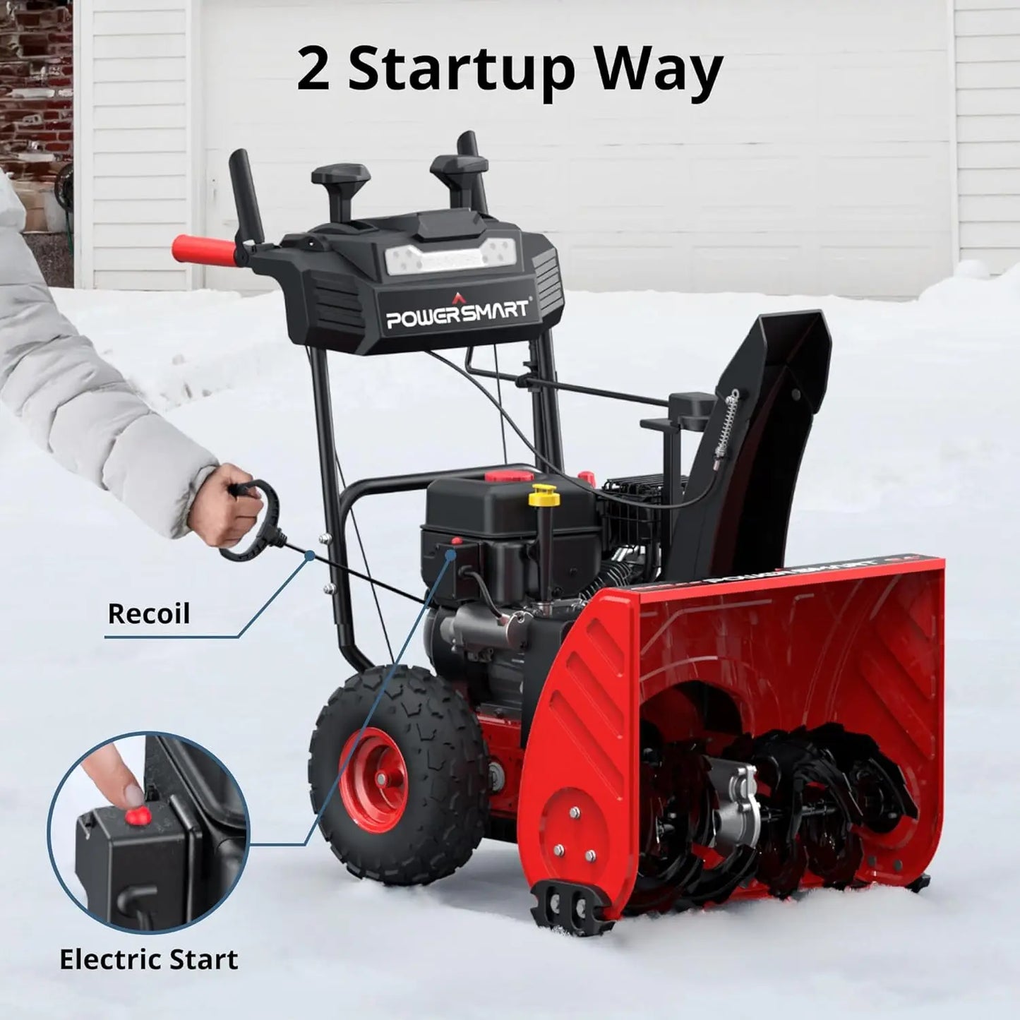 24-Inch Self-Propelled Gas Snow Blower