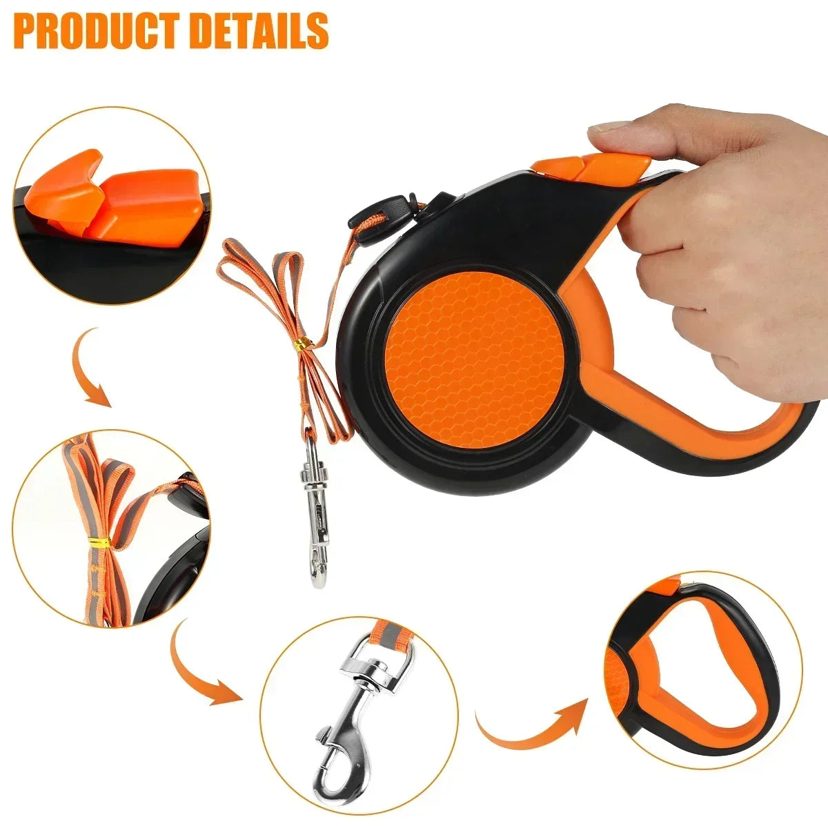 8M Retractable Dog Lead